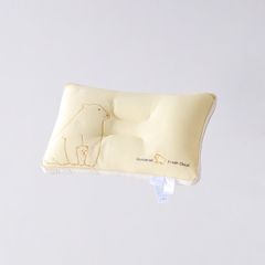 RUỘT GỐI ĐỊNH HÌNH COOLGEL LATEX THÊU HỌA GẤU TRẮNG BẮC CỰC SIZE 48*74CM