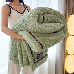 Home Text Wool Blanket | Chăn lông cừu dệt nổi 3D (1,6kg) | New 8 Color