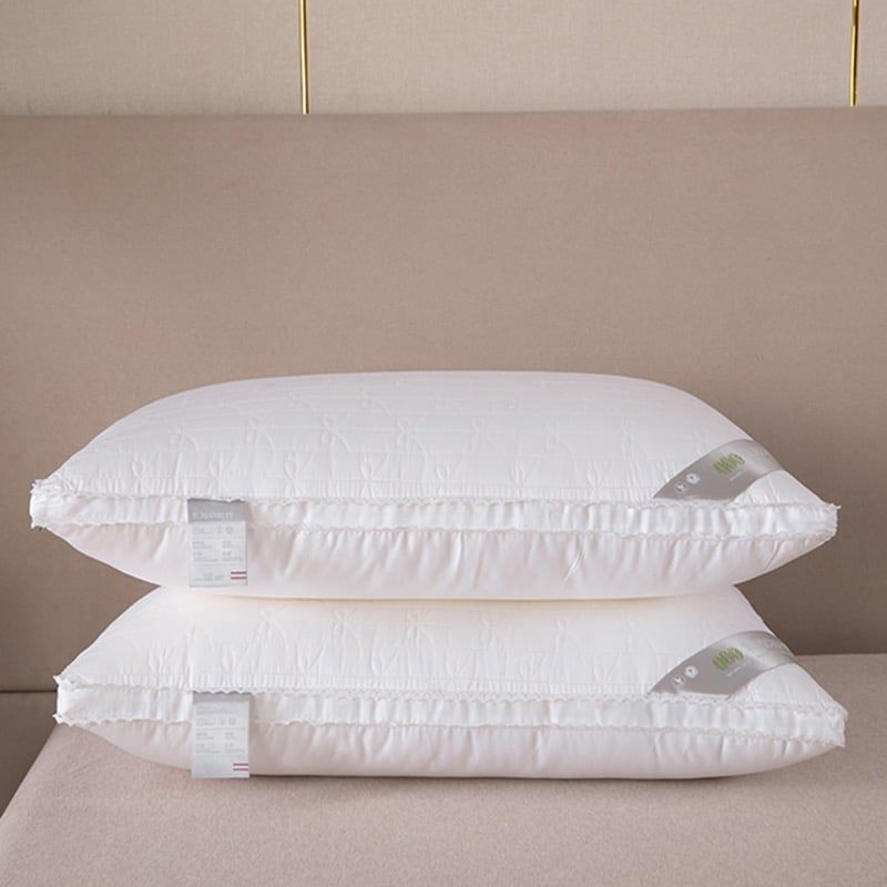 RUỘT GỐI LỤA LÔNG VŨ NHÂN TẠO PROTEIN PILLOW SILK SIZE 48*74CM