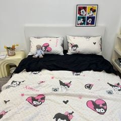 Bộ Chăn Ga Cotton Linen Dành cho bé Hoạ KUMORI ngộ nghĩnh của MARK HOME