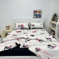 Bộ Chăn Ga Cotton Linen Dành cho bé Hoạ KUMORI ngộ nghĩnh của MARK HOME