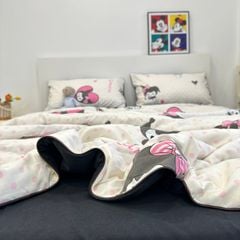 Bộ Chăn Ga Cotton Linen Dành cho bé Hoạ KUMORI ngộ nghĩnh của MARK HOME