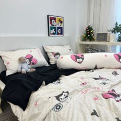 Bộ Chăn Ga Cotton Linen Dành cho bé Hoạ KUMORI ngộ nghĩnh của MARK HOME