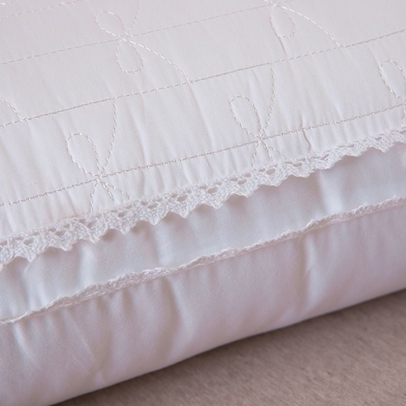 RUỘT GỐI LỤA LÔNG VŨ NHÂN TẠO PROTEIN PILLOW SILK SIZE 48*74CM