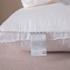 RUỘT GỐI LỤA LÔNG VŨ NHÂN TẠO PROTEIN PILLOW SILK SIZE 48*74CM