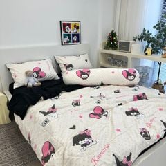 Bộ Chăn Ga Cotton Linen Dành cho bé Hoạ KUMORI ngộ nghĩnh của MARK HOME