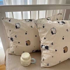 4Pcs PreCloud Linen | Set Đũi Xu Kem Style trẻ trung hiện đại | ID 4PCSPRECLOUD52