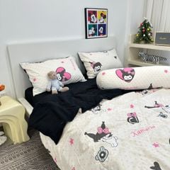 Bộ Chăn Ga Cotton Linen Dành cho bé Hoạ KUMORI ngộ nghĩnh của MARK HOME