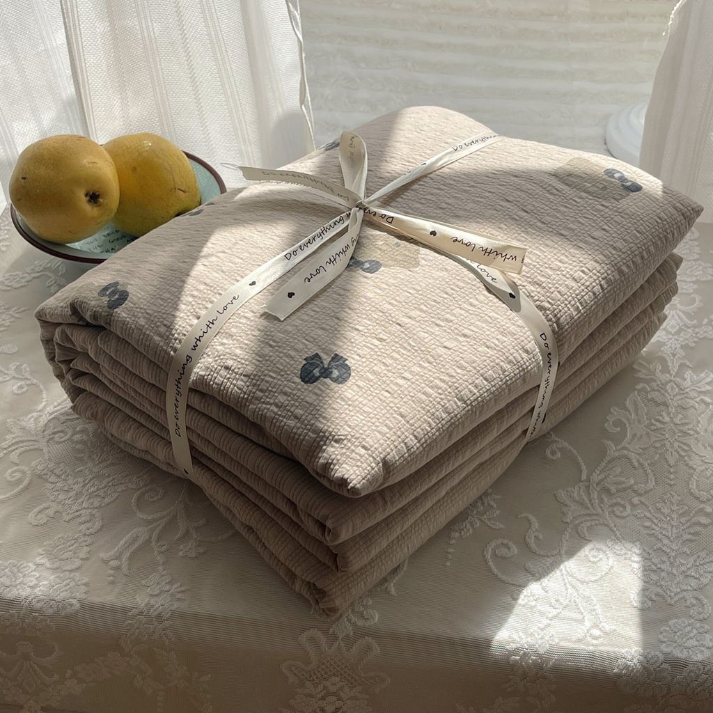 4Pcs PreCloud Linen | Set Đũi Xu Kem Style trẻ trung hiện đại | ID 4PCSPRECLOUD53