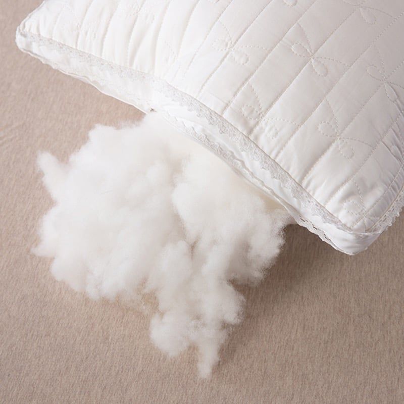 RUỘT GỐI LỤA LÔNG VŨ NHÂN TẠO PROTEIN PILLOW SILK SIZE 48*74CM