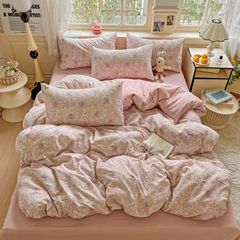 4Pcs Cloud Linen | Set Đũi Mây Phong cách trẻ trung hiện đại | ID 4PCSCLOUDLINE05