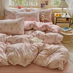 4Pcs Cloud Linen | Set Đũi Mây Phong cách trẻ trung hiện đại | ID 4PCSCLOUDLINE05
