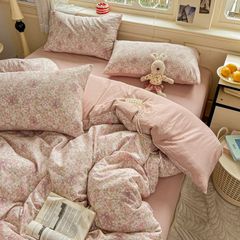 4Pcs Cloud Linen | Set Đũi Mây Phong cách trẻ trung hiện đại | ID 4PCSCLOUDLINE05