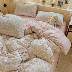 4Pcs Cloud Linen | Set Đũi Mây Phong cách trẻ trung hiện đại | ID 4PCSCLOUDLINE03