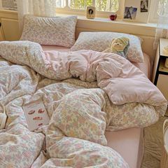 4Pcs Cloud Linen | Set Đũi Mây Phong cách trẻ trung hiện đại | ID 4PCSCLOUDLINE03