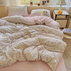 4Pcs Cloud Linen | Set Đũi Mây Phong cách trẻ trung hiện đại | ID 4PCSCLOUDLINE03