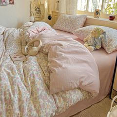 4Pcs Cloud Linen | Set Đũi Mây Phong cách trẻ trung hiện đại | ID 4PCSCLOUDLINE03