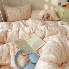 4Pcs PreCloud Linen | Set Đũi Xu Kem Style trẻ trung hiện đại | ID 4PCSPRECLOUD54
