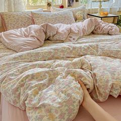 4Pcs Cloud Linen | Set Đũi Mây Phong cách trẻ trung hiện đại | ID 4PCSCLOUDLINE03