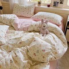 4Pcs Cloud Linen | Set Đũi Mây Phong cách trẻ trung hiện đại | ID 4PCSCLOUDLINE02