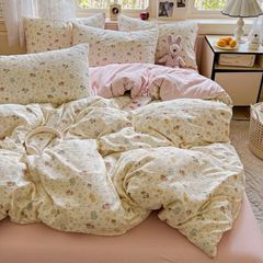 4Pcs Cloud Linen | Set Đũi Mây Phong cách trẻ trung hiện đại | ID 4PCSCLOUDLINE02