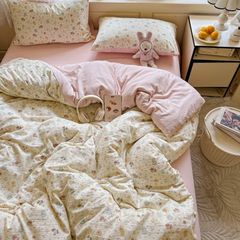 4Pcs Cloud Linen | Set Đũi Mây Phong cách trẻ trung hiện đại | ID 4PCSCLOUDLINE02