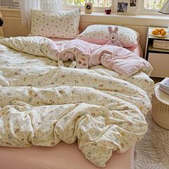 4Pcs Cloud Linen | Set Đũi Mây Phong cách trẻ trung hiện đại | ID 4PCSCLOUDLINE02