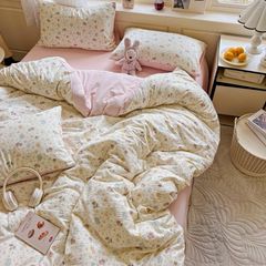 4Pcs Cloud Linen | Set Đũi Mây Phong cách trẻ trung hiện đại | ID 4PCSCLOUDLINE02