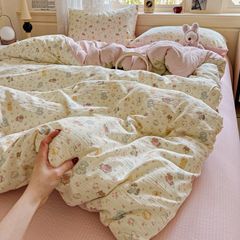 4Pcs Cloud Linen | Set Đũi Mây Phong cách trẻ trung hiện đại | ID 4PCSCLOUDLINE02