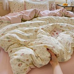 4Pcs Cloud Linen | Set Đũi Mây Phong cách trẻ trung hiện đại | ID 4PCSCLOUDLINE02