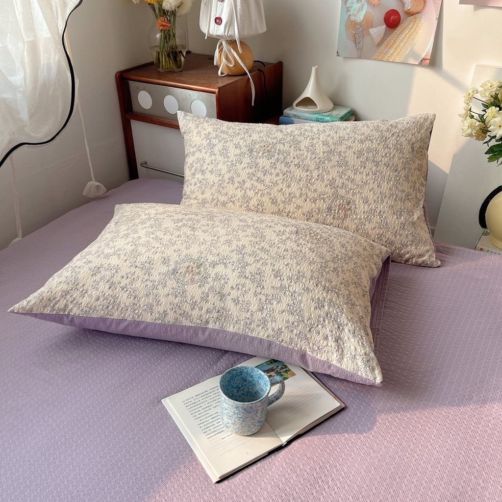 4Pcs PreCloud Linen | Set Đũi Xu Kem Style trẻ trung hiện đại | ID 4PCSPRECLOUD58