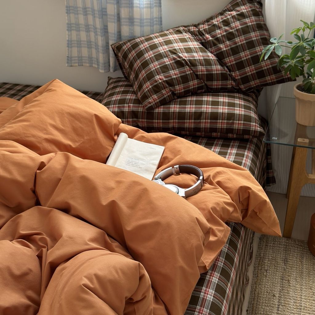 4Pcs Cotton Linen Japan | Set Cotton Đũi Nhật 4 Món Tiêu Chuẩn | ID 4PCSMUJPCLINENID34