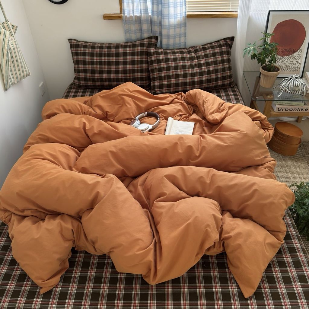 4Pcs Cotton Linen Japan | Set Cotton Đũi Nhật 4 Món Tiêu Chuẩn | ID 4PCSMUJPCLINENID34