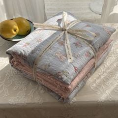 4Pcs PreCloud Linen | Set Đũi Xu Kem Style trẻ trung hiện đại | ID 4PCSPRECLOUD61