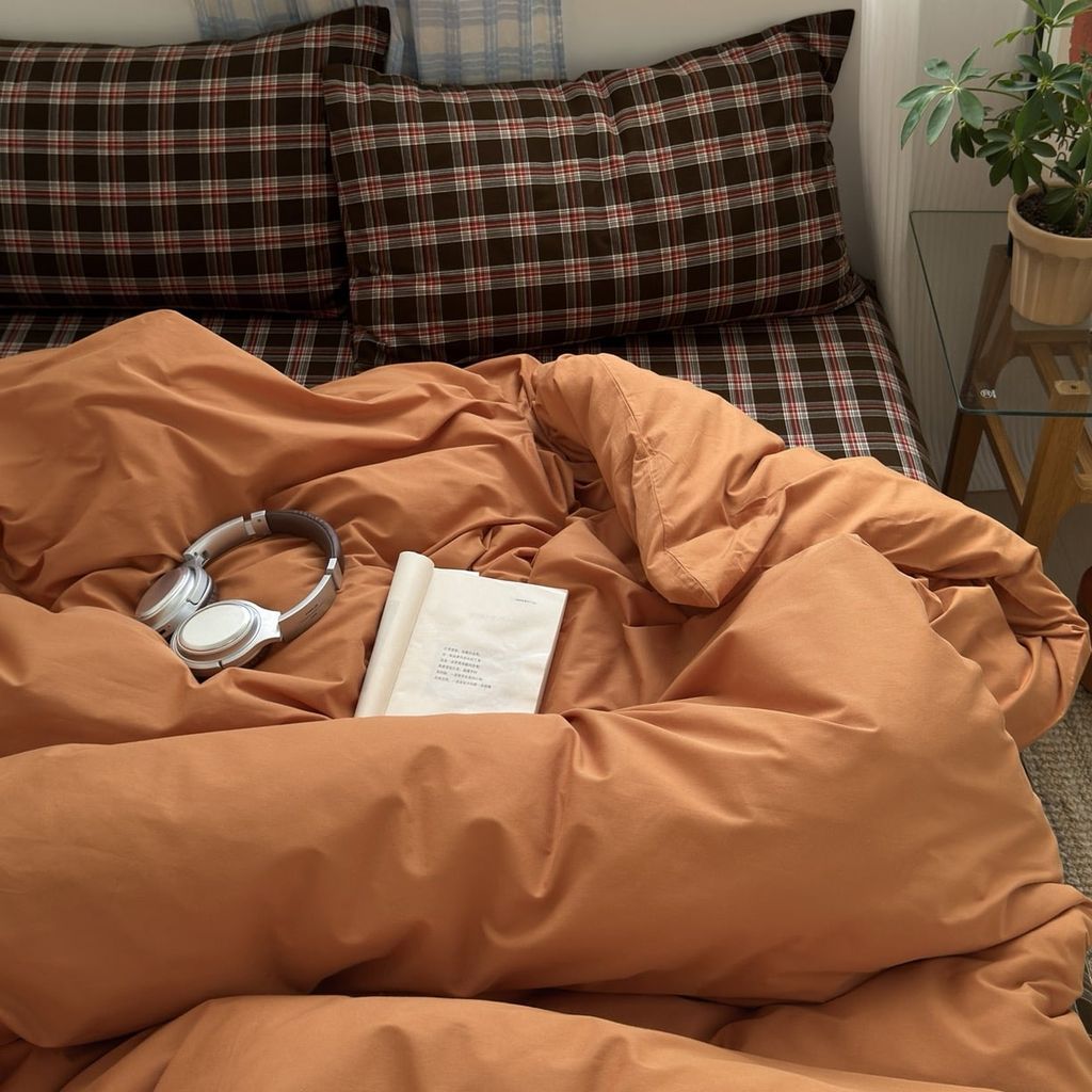 4Pcs Cotton Linen Japan | Set Cotton Đũi Nhật 4 Món Tiêu Chuẩn | ID 4PCSMUJPCLINENID34