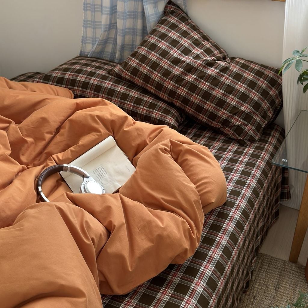 4Pcs Cotton Linen Japan | Set Cotton Đũi Nhật 4 Món Tiêu Chuẩn | ID 4PCSMUJPCLINENID34