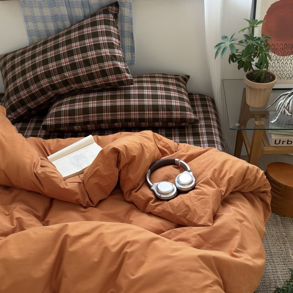 4Pcs Cotton Linen Japan | Set Cotton Đũi Nhật 4 Món Tiêu Chuẩn | ID 4PCSMUJPCLINENID34