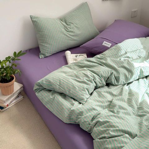 4Pcs Cotton Linen Japan | Set Cotton Đũi Nhật 4 Món Tiêu Chuẩn | ID 4PCSMUJPCLINENID35