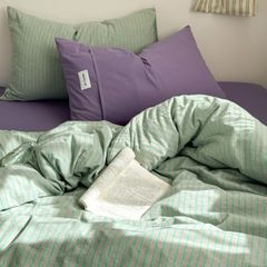 4Pcs Cotton Linen Japan | Set Cotton Đũi Nhật 4 Món Tiêu Chuẩn | ID 4PCSMUJPCLINENID35