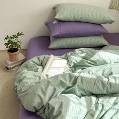 4Pcs Cotton Linen Japan | Set Cotton Đũi Nhật 4 Món Tiêu Chuẩn | ID 4PCSMUJPCLINENID35