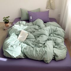 4Pcs Cotton Linen Japan | Set Cotton Đũi Nhật 4 Món Tiêu Chuẩn | ID 4PCSMUJPCLINENID35
