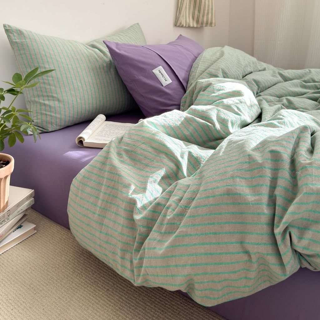 4Pcs Cotton Linen Japan | Set Cotton Đũi Nhật 4 Món Tiêu Chuẩn | ID 4PCSMUJPCLINENID35