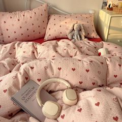 4Pcs PreCloud Linen | Set Đũi Xu Kem Style trẻ trung hiện đại | ID 4PCSPRECLOUD62