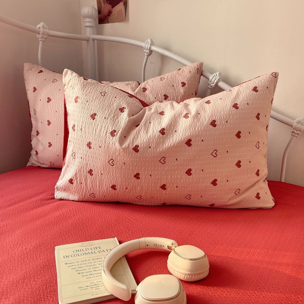 4Pcs PreCloud Linen | Set Đũi Xu Kem Style trẻ trung hiện đại | ID 4PCSPRECLOUD62