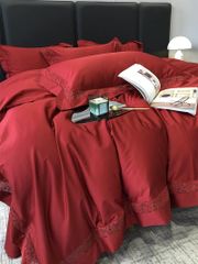 Grace – Đỏ Đậm (Grande Rouge) Wedding Bedset
