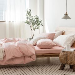 4Pcs Cotton Linen Japan | Set Cotton Đũi Nhật 4 Món Tiêu Chuẩn | ID 4PCSMUJPCLINENID12