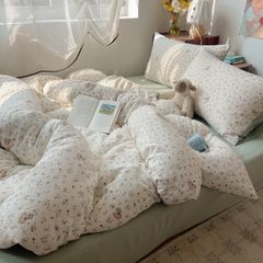 4Pcs PreCloud Linen | Set Đũi Xu Kem Style trẻ trung hiện đại | ID 4PCSPRECLOUD64
