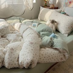 4Pcs PreCloud Linen | Set Đũi Xu Kem Style trẻ trung hiện đại | ID 4PCSPRECLOUD64