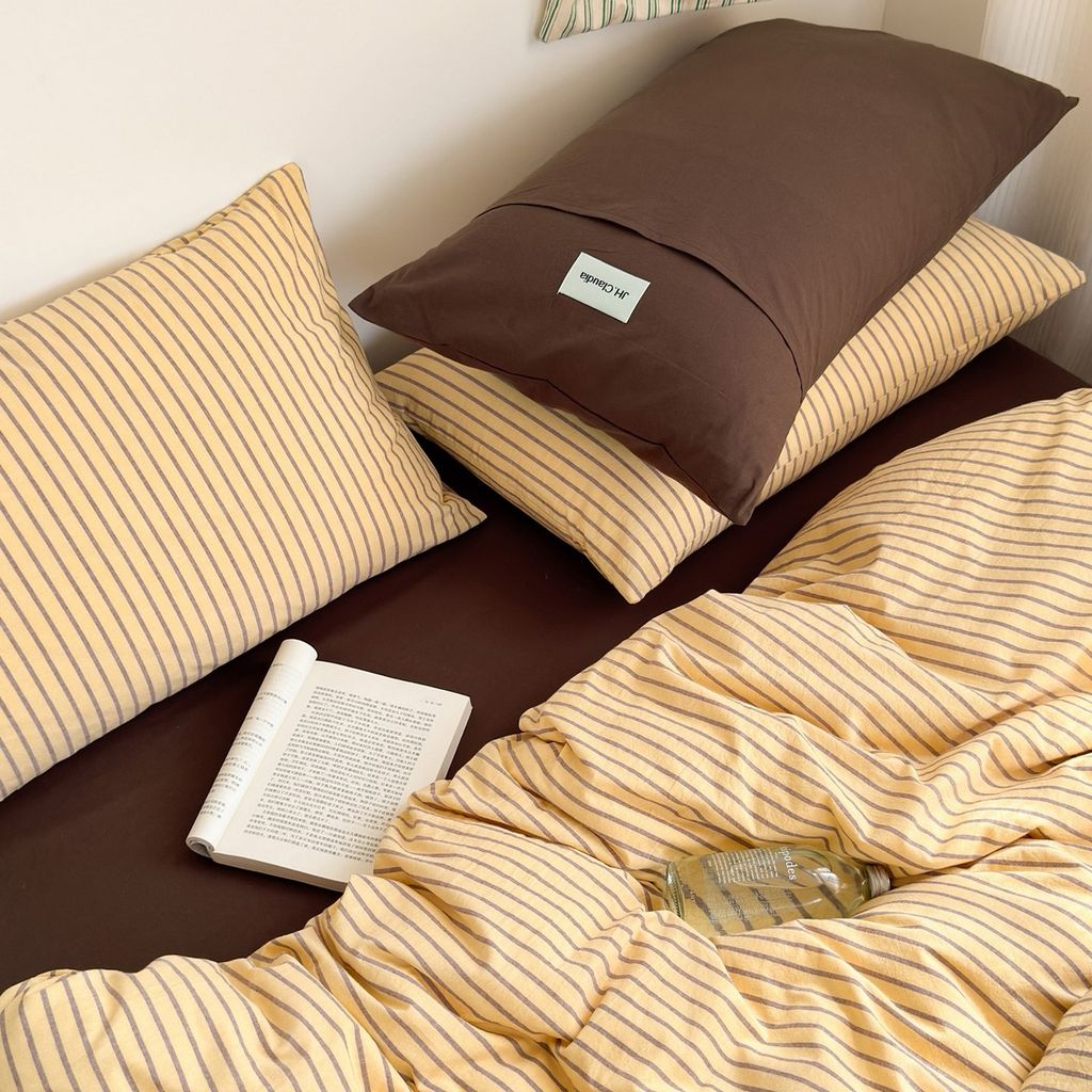 4Pcs Cotton Linen Japan | Set Cotton Đũi Nhật 4 Món Tiêu Chuẩn | ID 4PCSMUJPCLINENID36