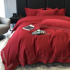Grace – Đỏ Đậm (Grande Rouge) Wedding Bedset